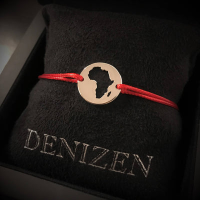 DENIZEN bracelet of Africa silver red