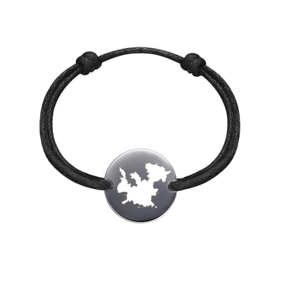 DENIZEN bracelet of Cabrera map black rhodium