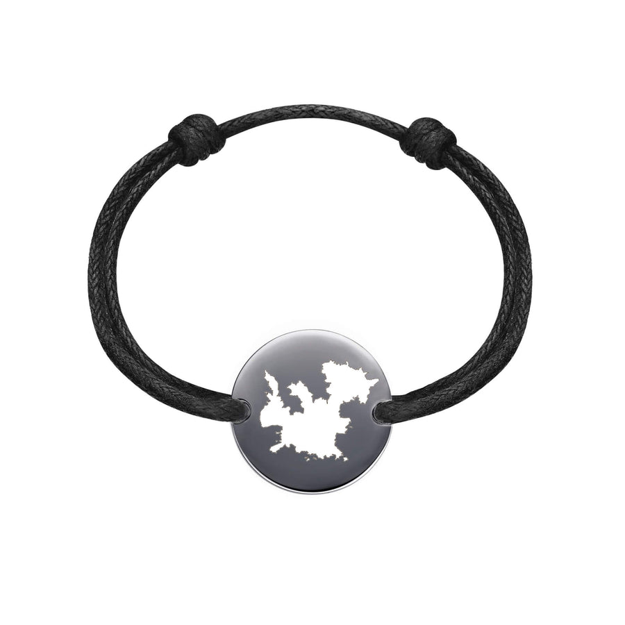 DENIZEN bracelet of Cabrera map silver
