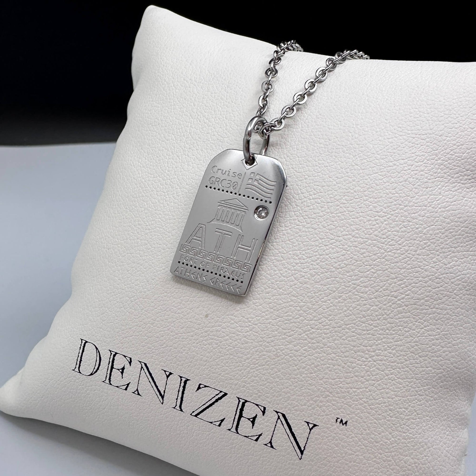 DENIZEN Athens luggage tag charm pendant