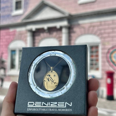 DENIZEN Gold pendant of the Bahamas in gift