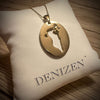 DENIZEN necklace of Bahrain map gold