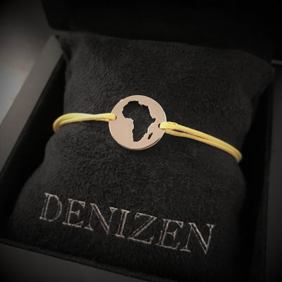 DENIZEN bracelet of Africa silver yellow