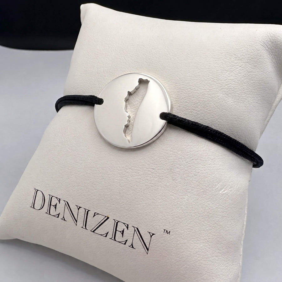 DENIZEN bracelet of Amelia Island map gold