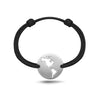 DENIZEN bracelet of Americas continent silver black