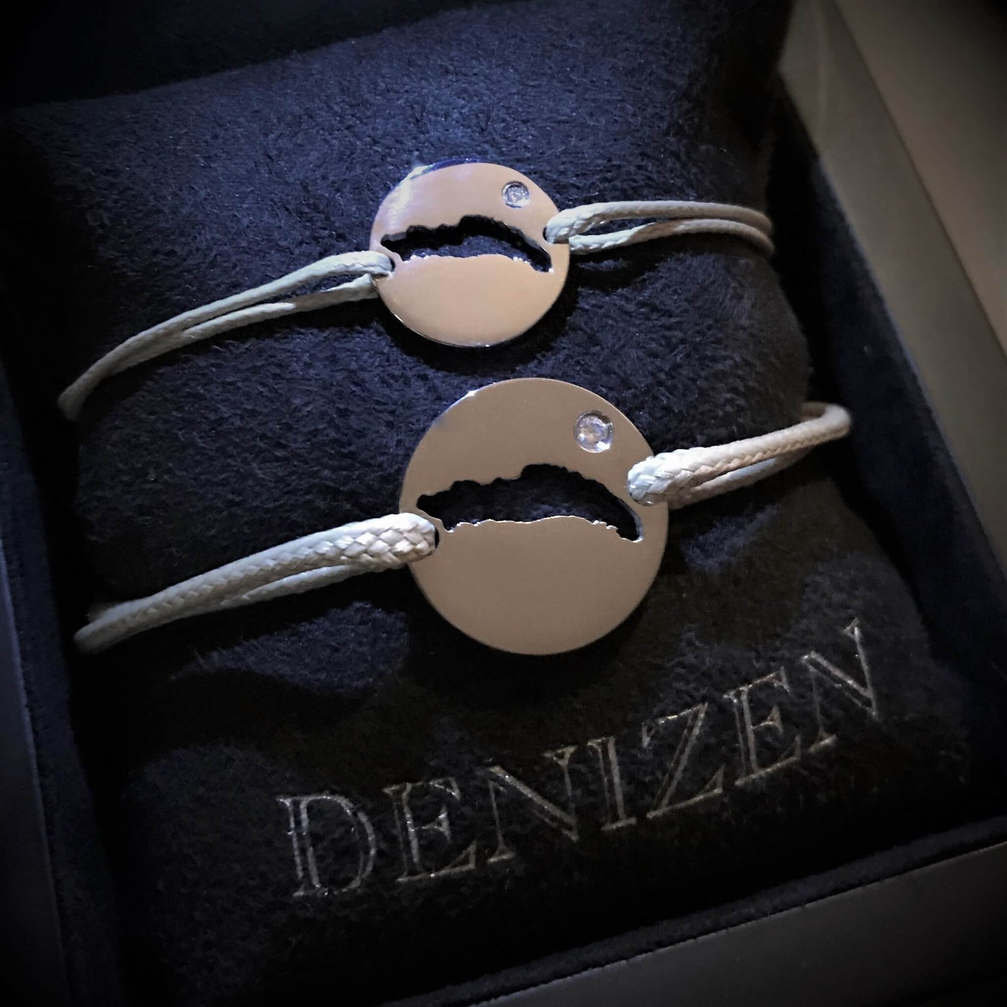 DENIZEN bracelet of Anegada silver beige