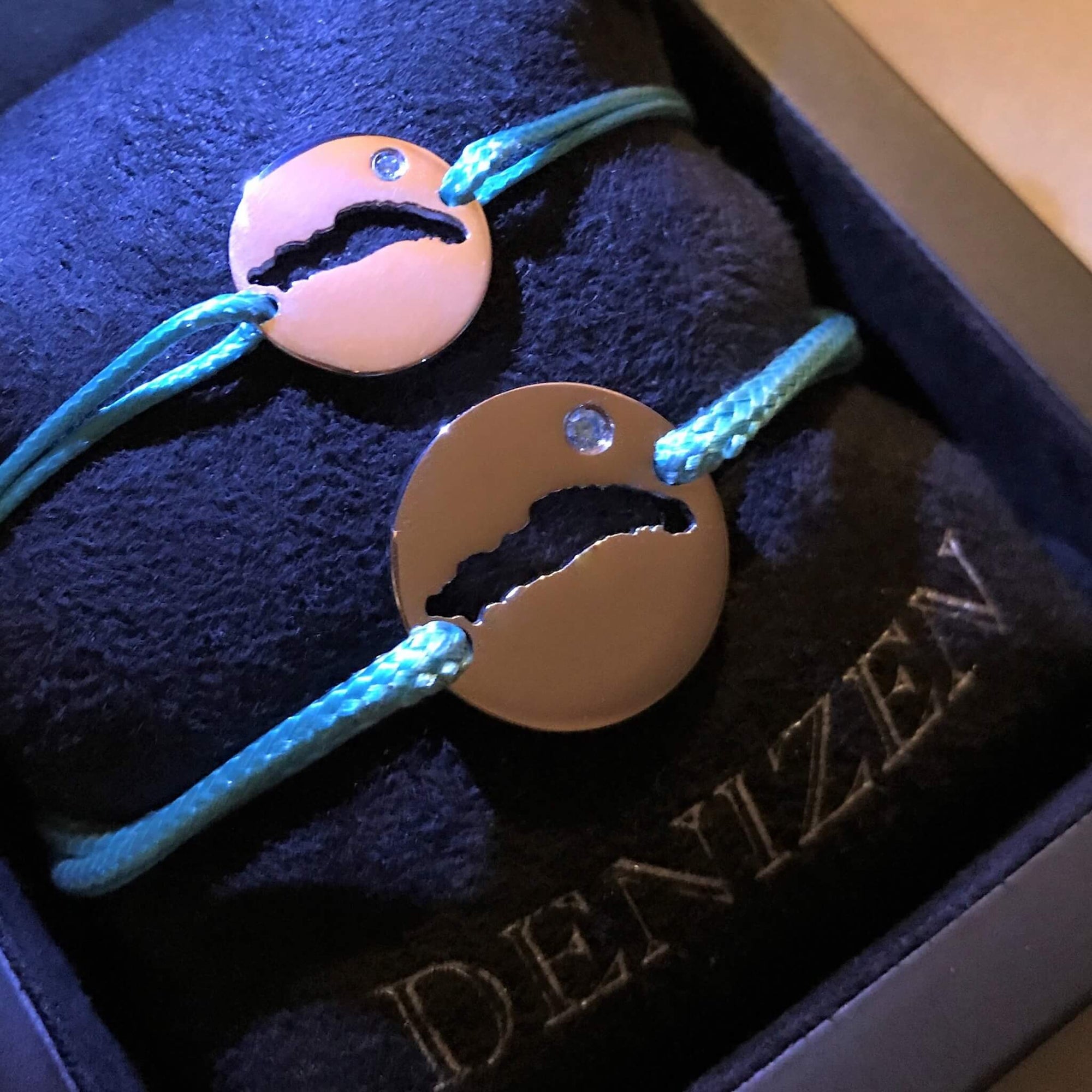 DENIZEN bracelet of Anegada silver turquoise