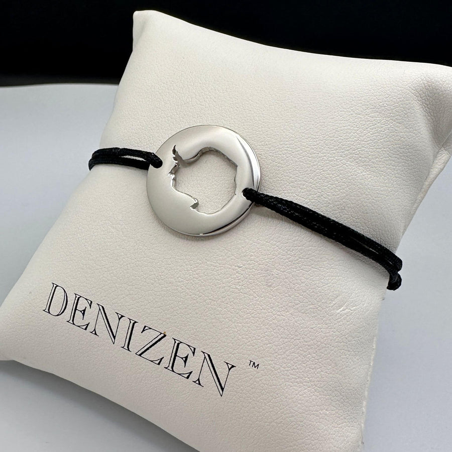 DENIZEN necklace of Antarctica gold CZ