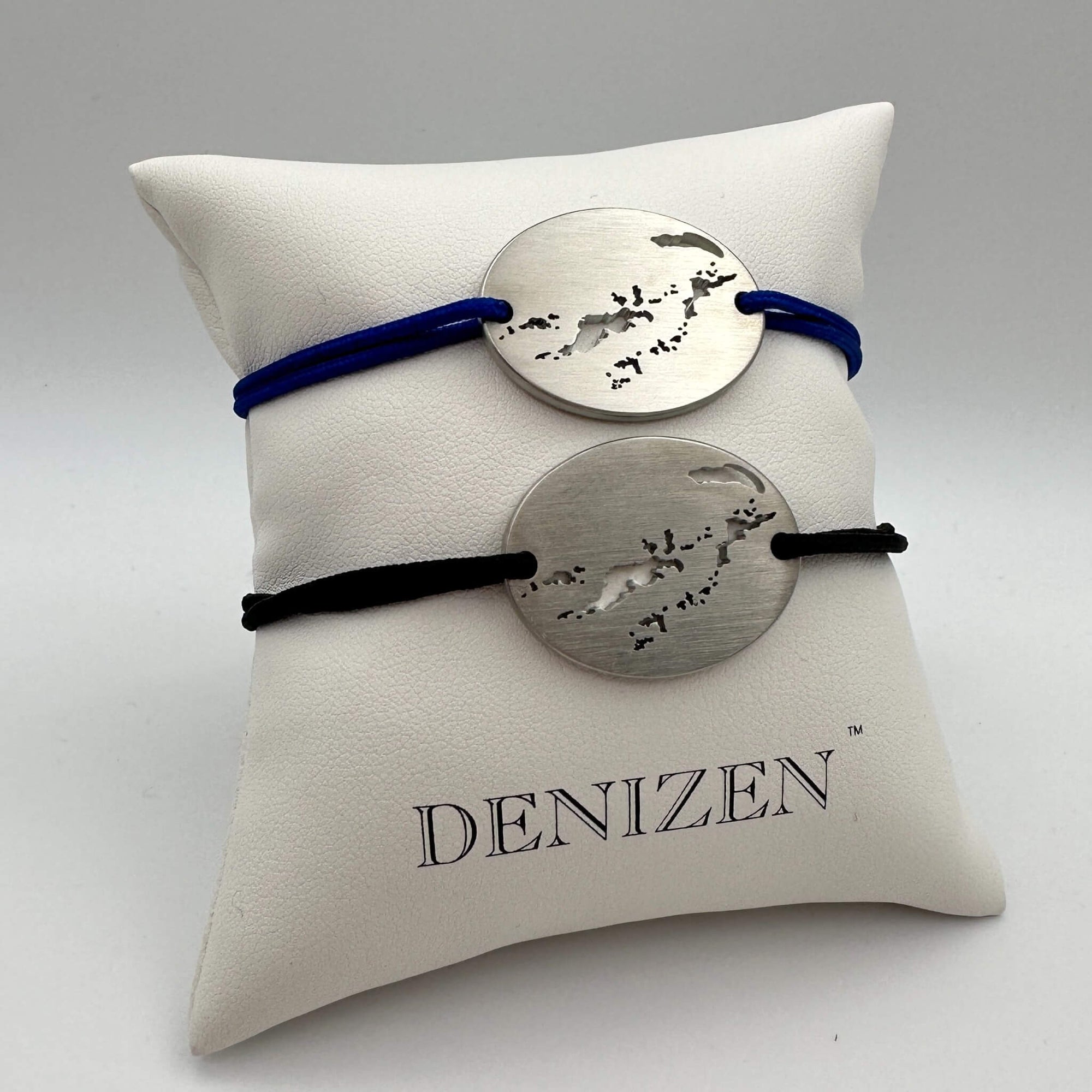 DENIZEN bracelet of the BVI silver brushed