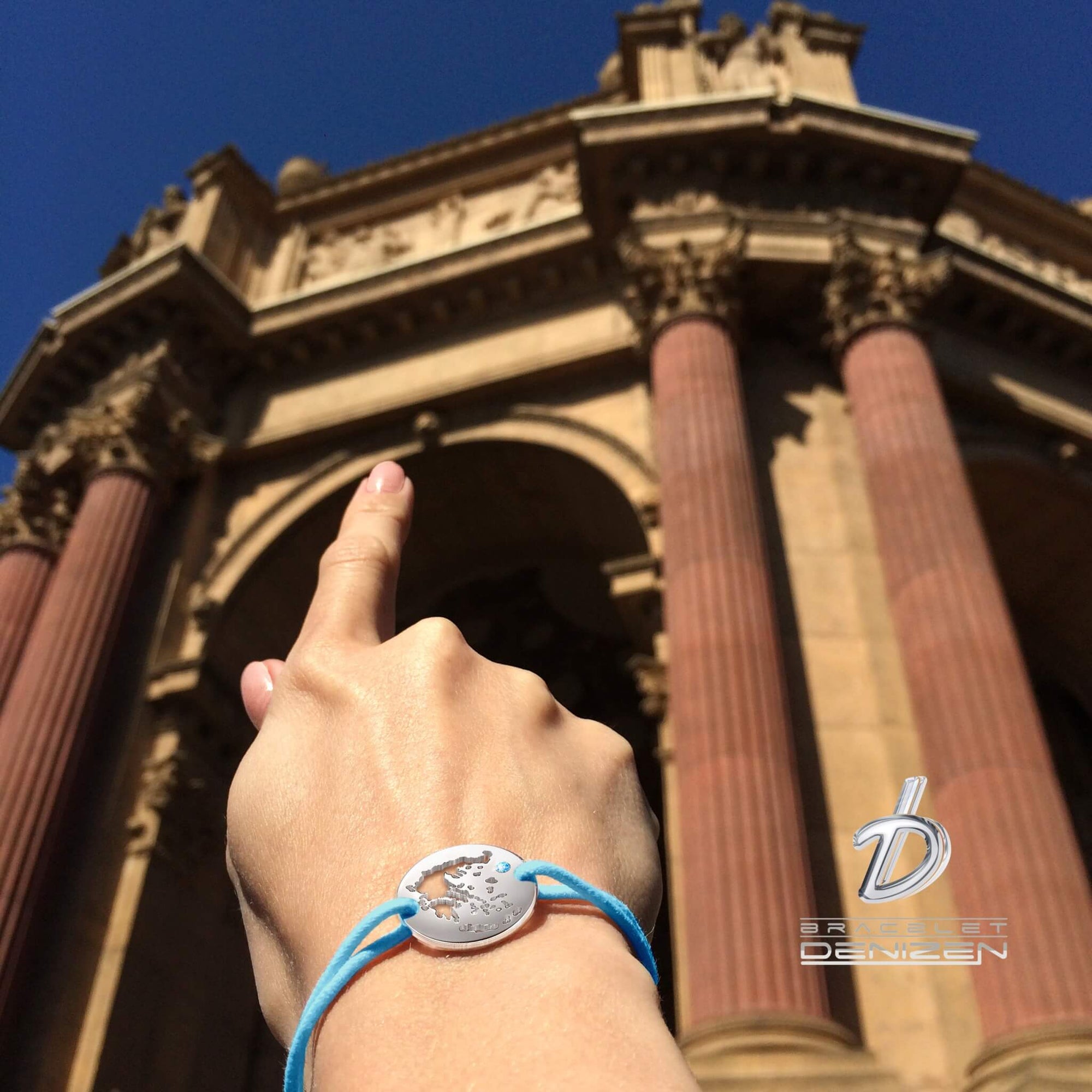 DENIZEN bracelet Greece map