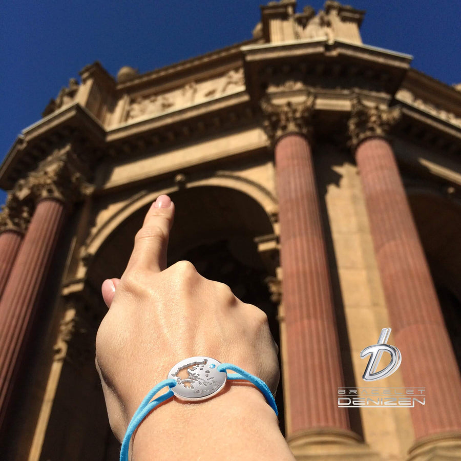 DENIZEN bracelet Greece map