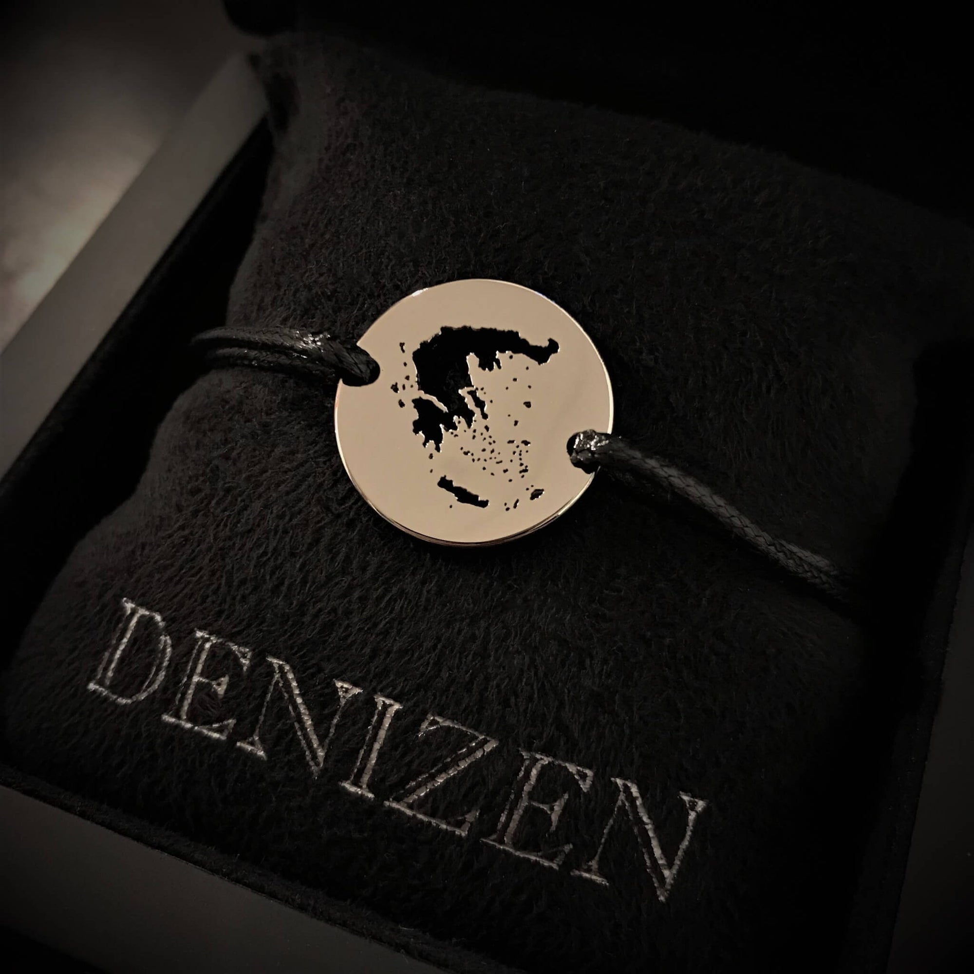 DENIZEN bracelet Greece silver black