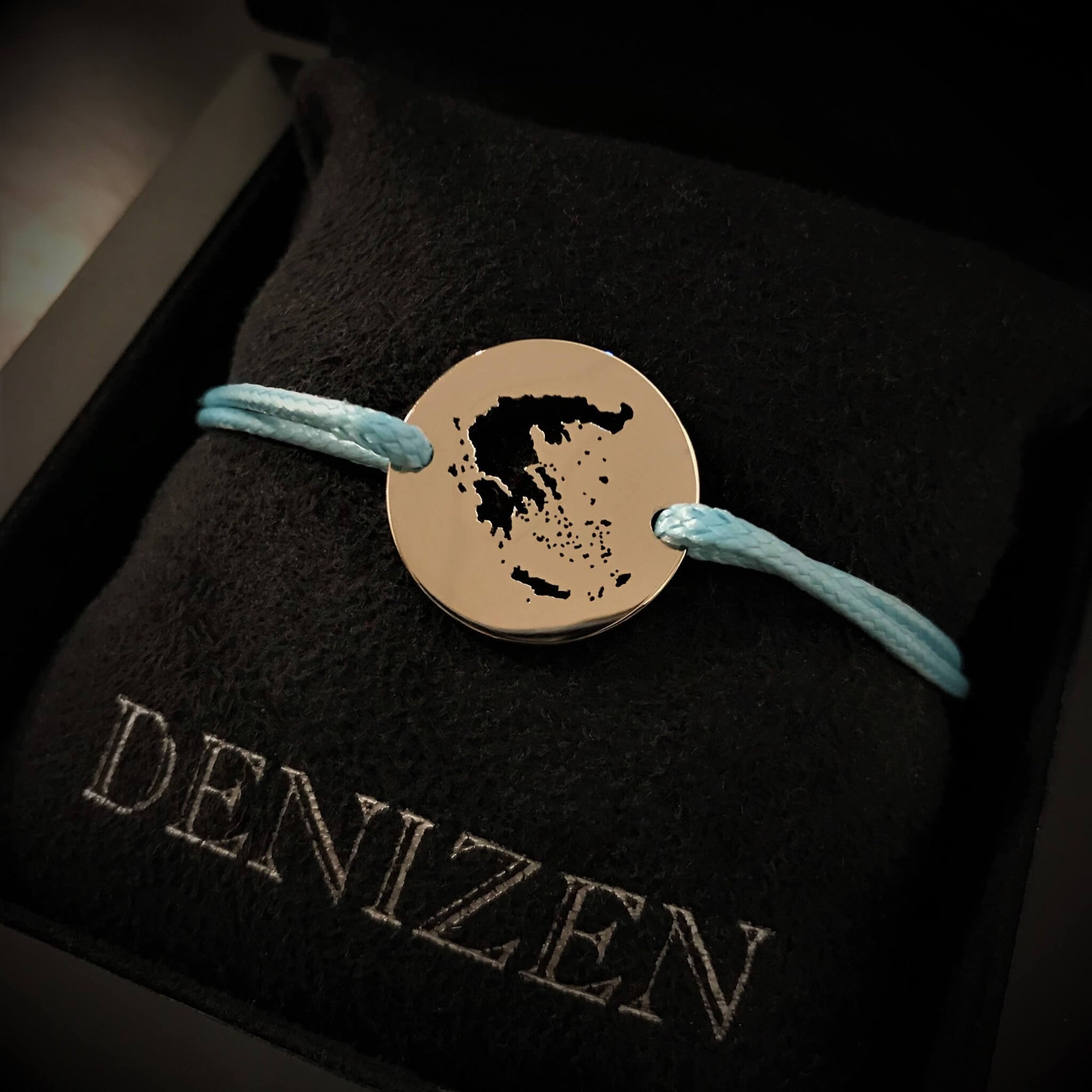 DENIZEN bracelet Greece silver blue