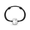 DENIZEN bracelet of India map silver black