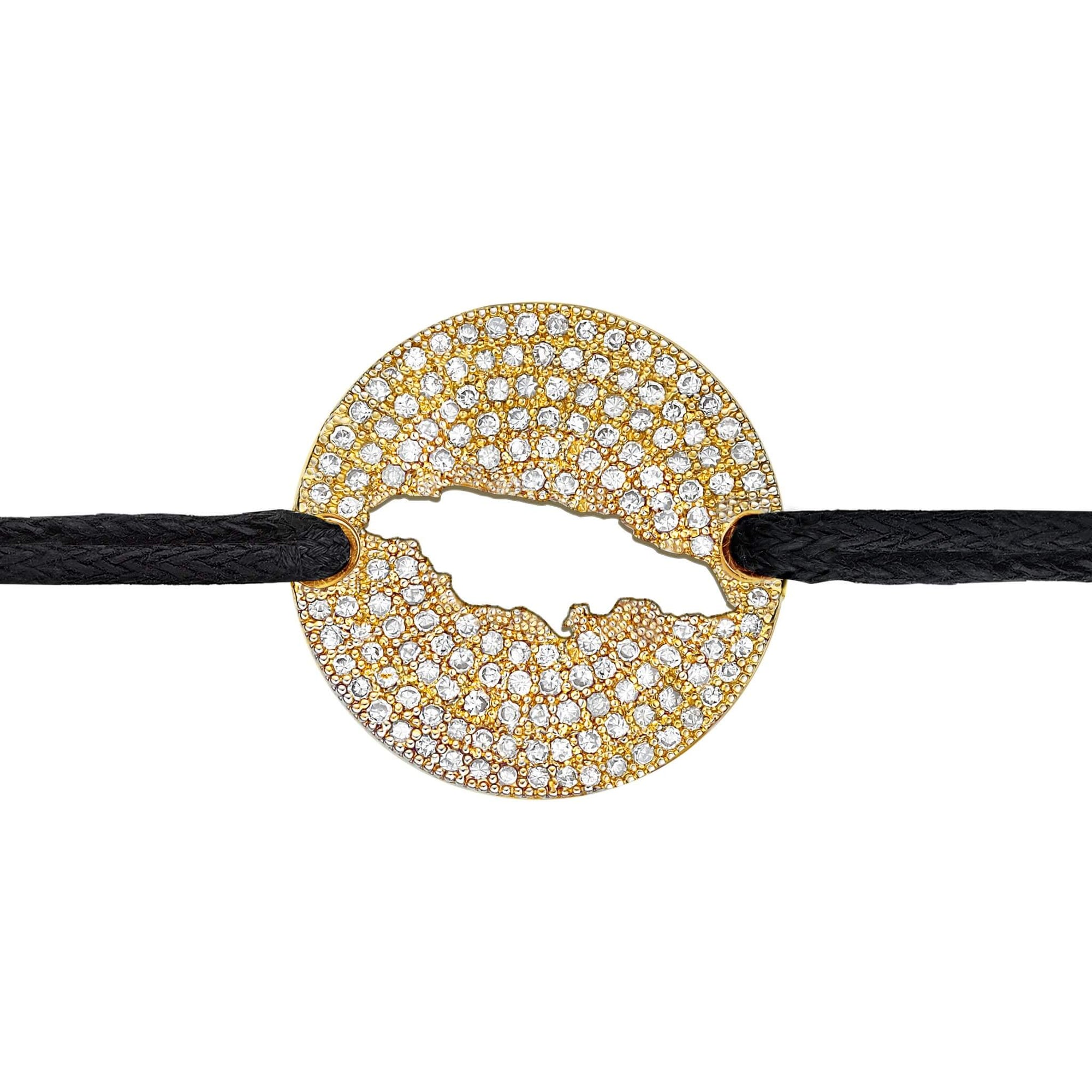DENIZEN bracelet of Jamaica CZ pave gold