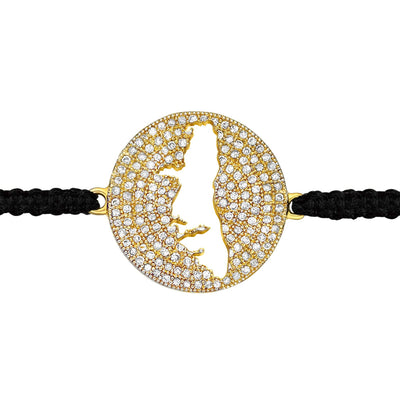 DENIZEN bracelet of Key Biscayne CZ pavé gold