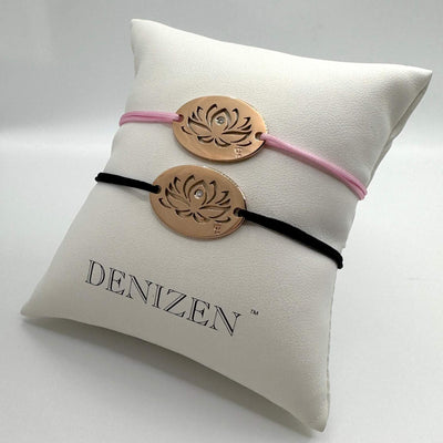 DENIZEN bracelet lotus rose gold