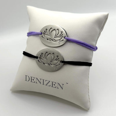 DENIZEN bracelet lotus silver