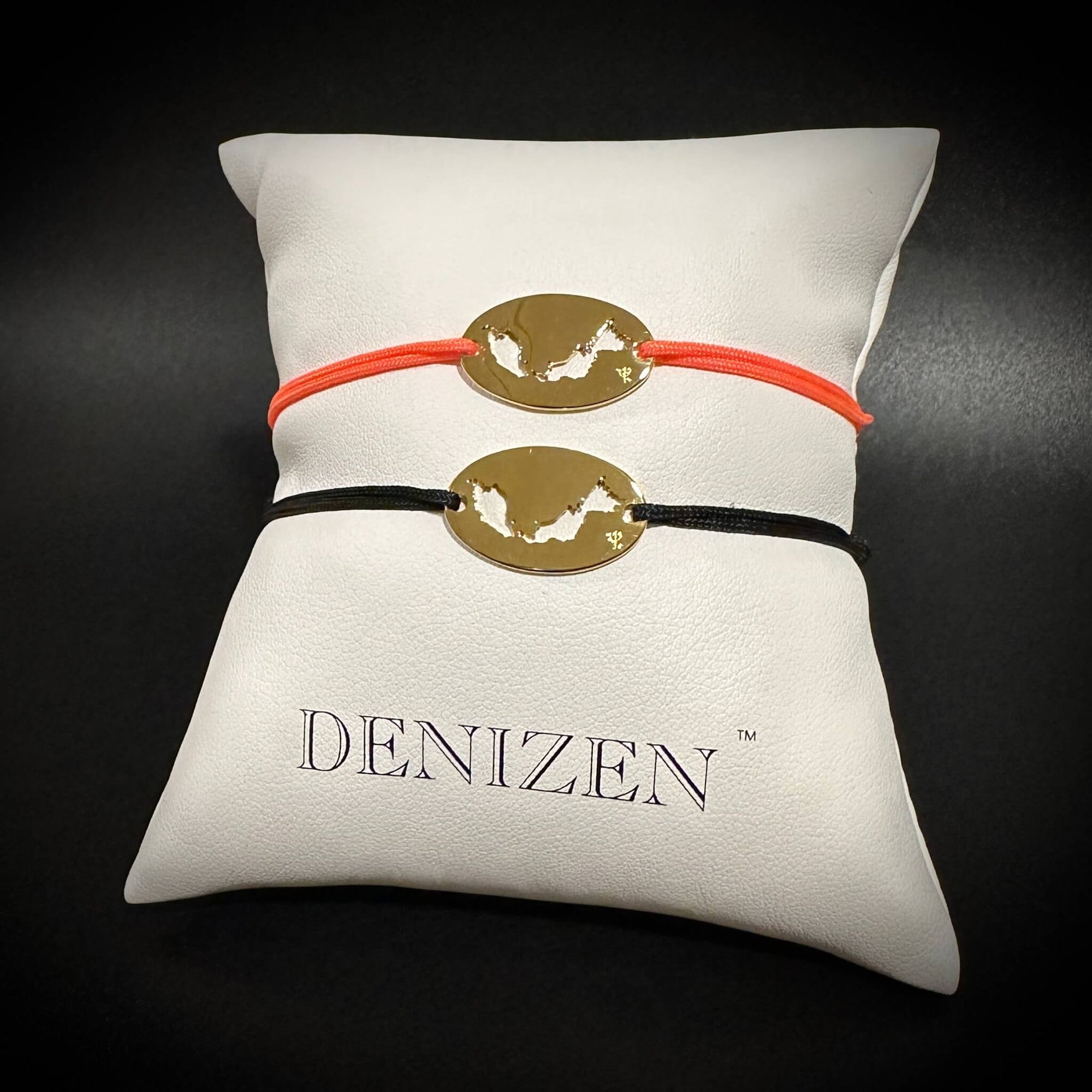 DENIZEN bracelet of Malaysia map gold