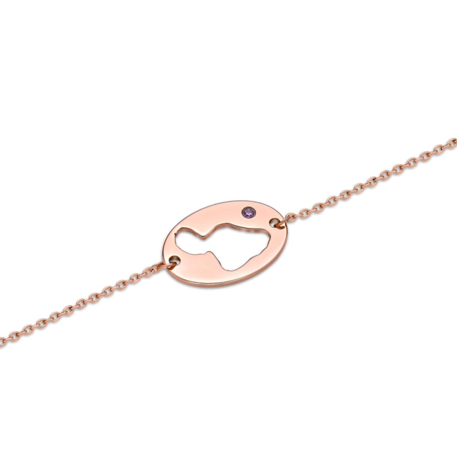 DENIZEN chain bracelet of Maui rose gold