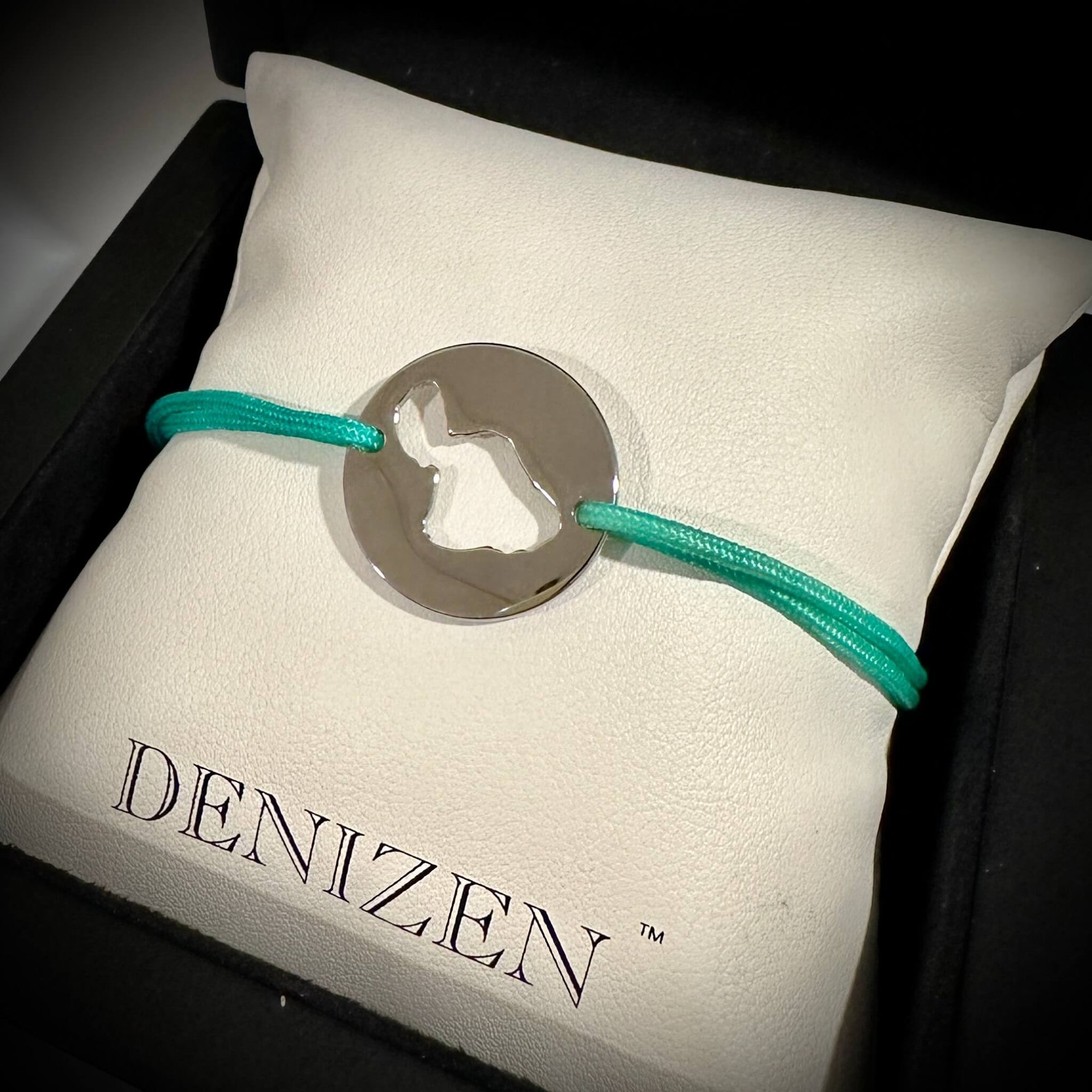 DENIZEN bracelet of Maui Hawai'i silver turquoise
