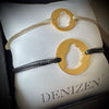 DENIZEN bracelet of Mauritius map gold