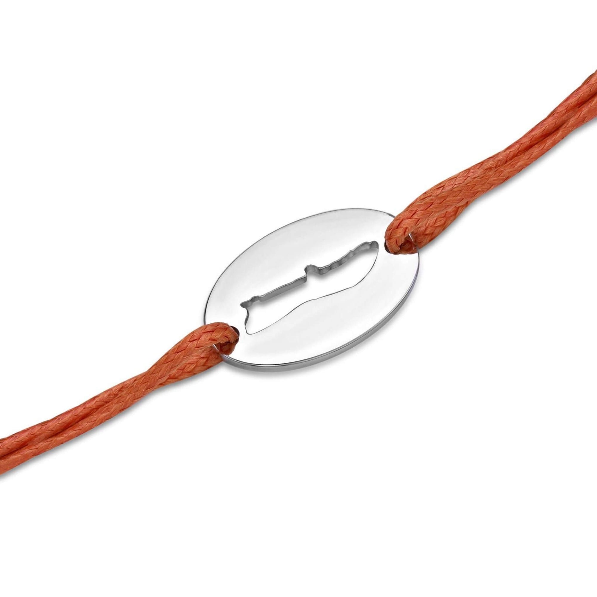 DENIZEN Molokai bracelet steel orange