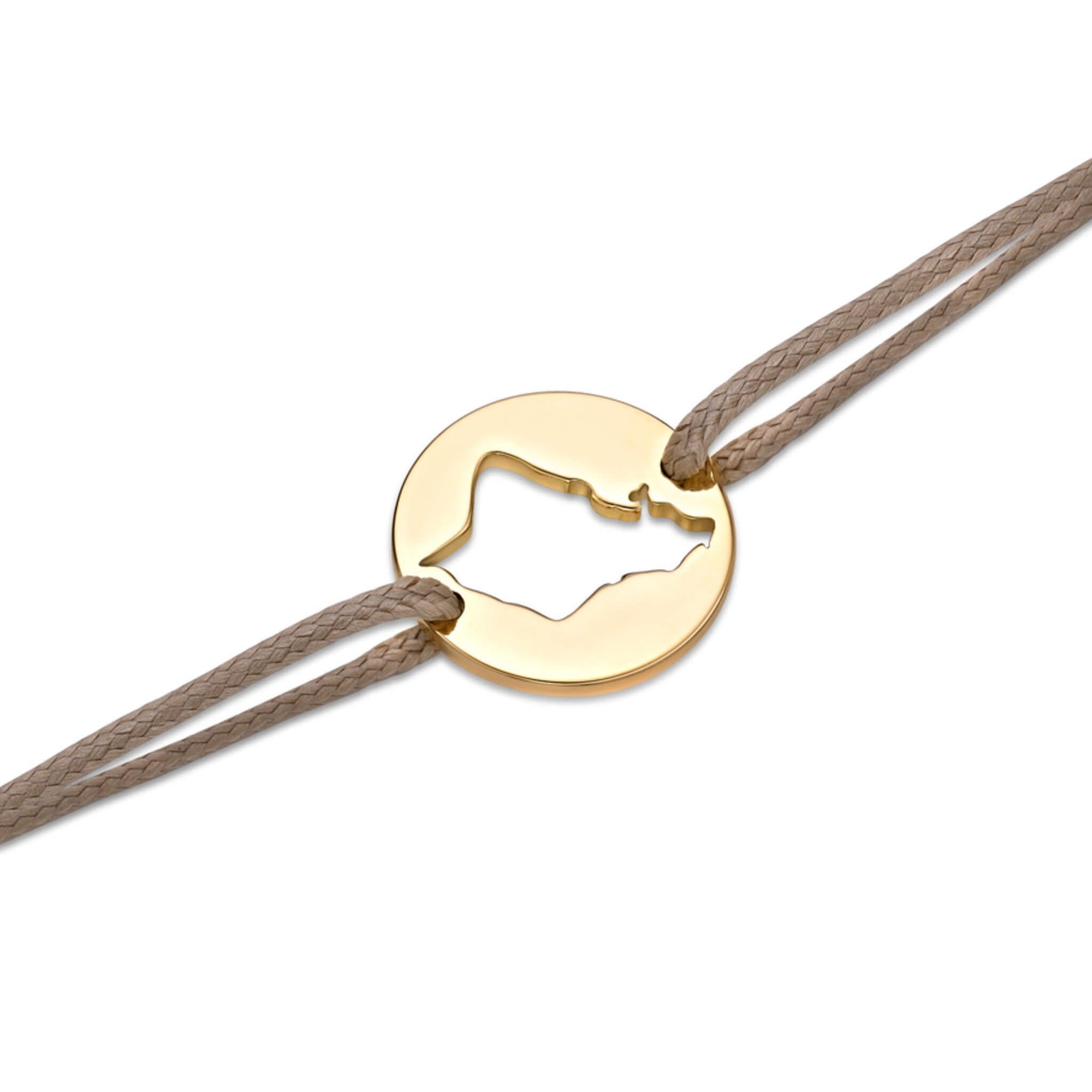 DENIZEN bracelet of Oahu Hawai'i gold beige