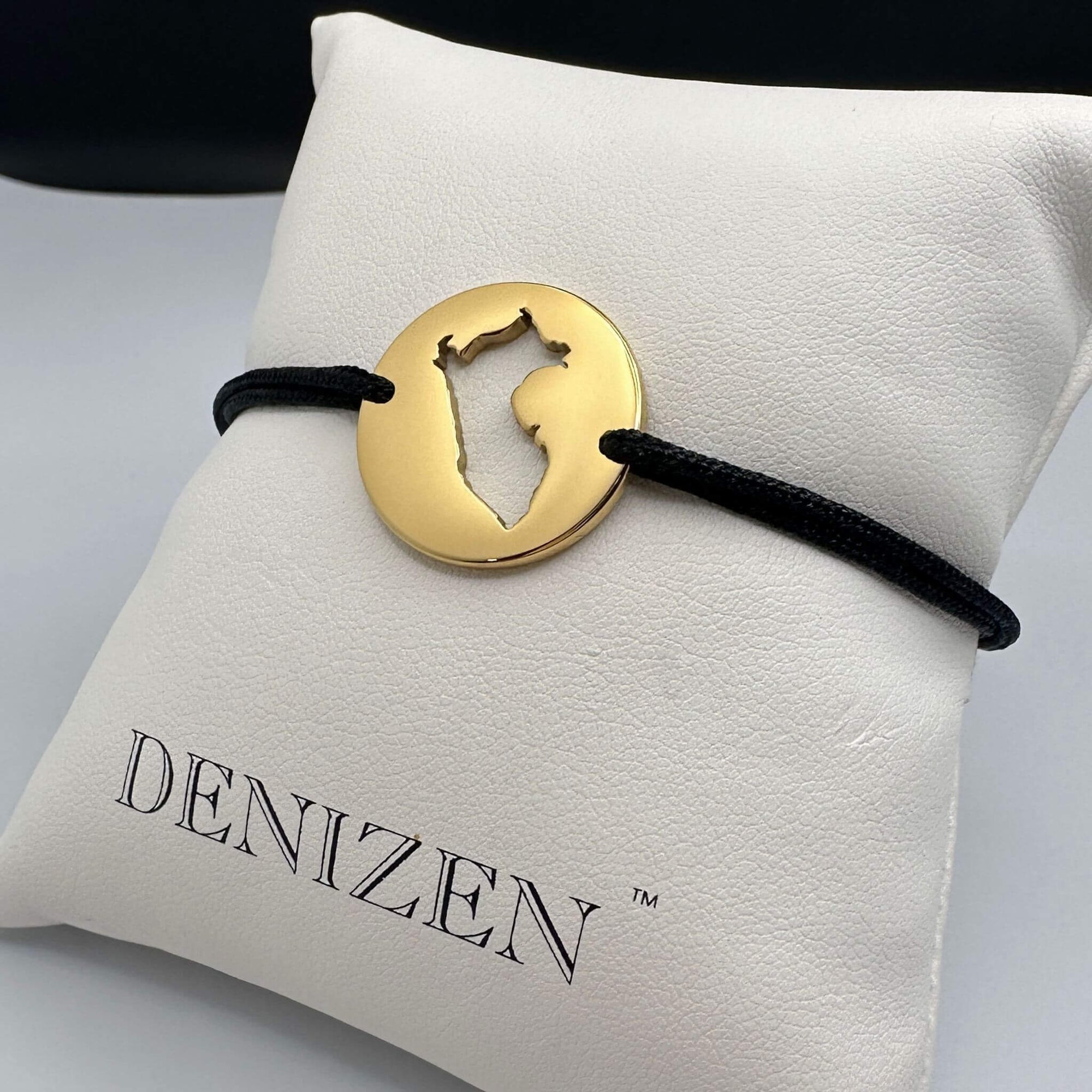 DENIZEN bracelet of Peru map gold