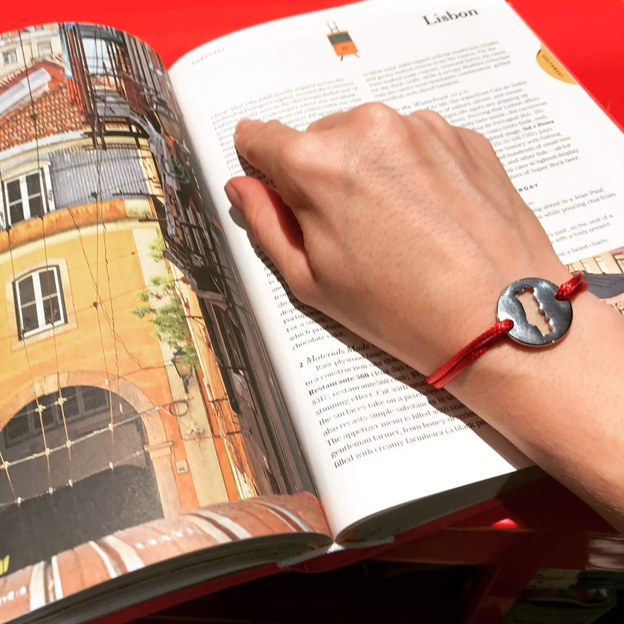 DENIZEN bracelet of Portugal steel red