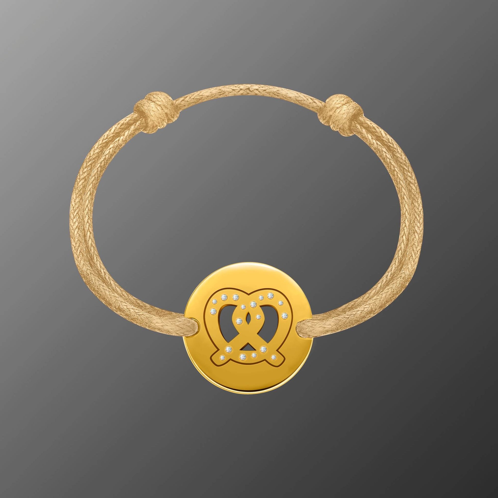 DENIZEN bracelet pretzel gold