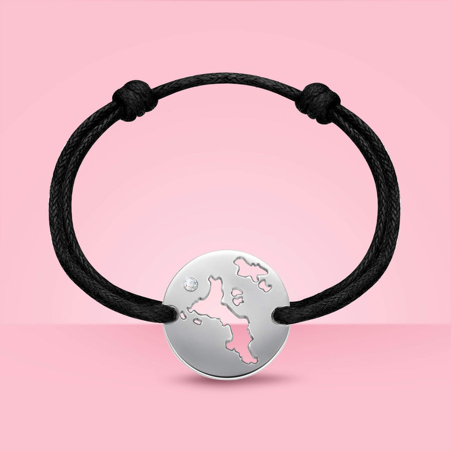 DENIZEN bracelet of Seychelles rose gold CZ