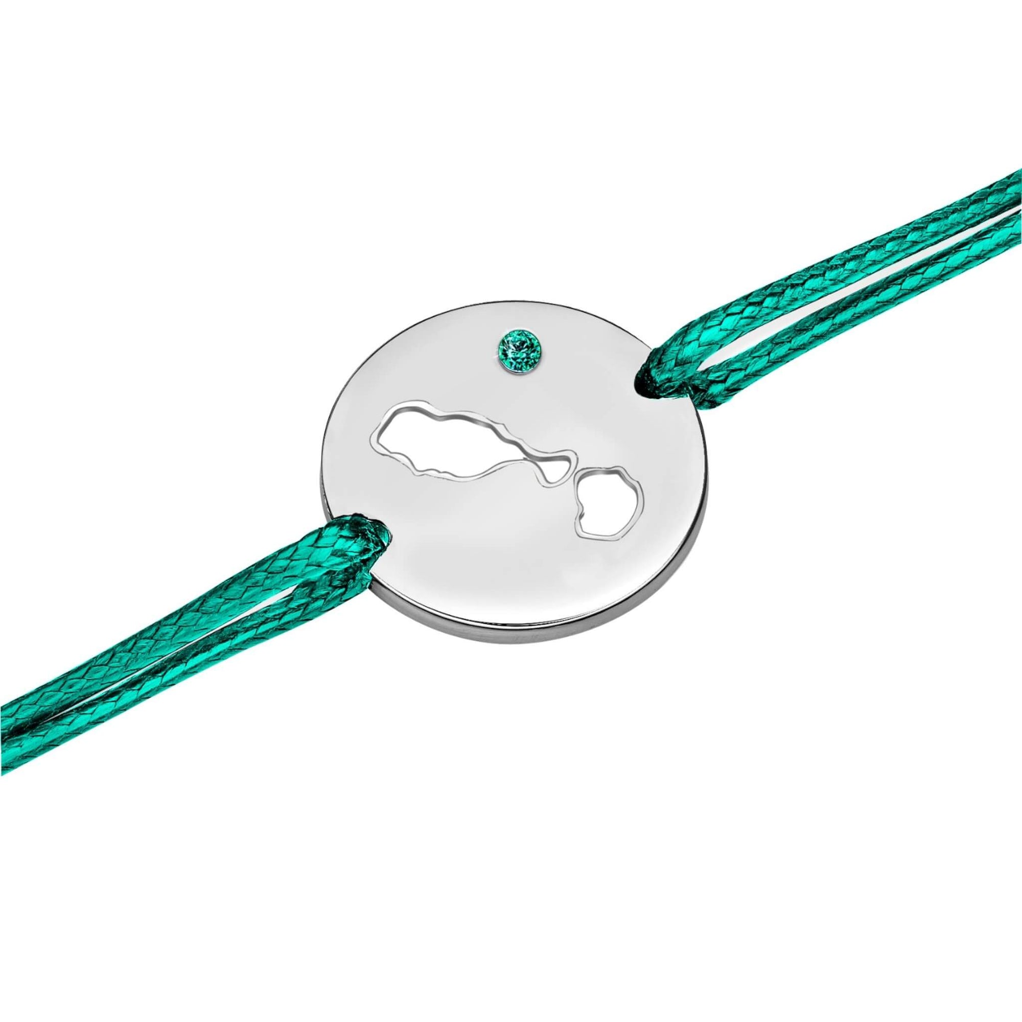 DENIZEN bracelet of St Kitts and Nevis turquoise