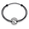 DENIZEN bracelet of St Thomas USVI silver CZ pave