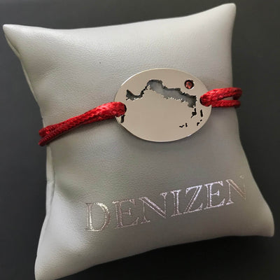 DENIZEN bracelet of Turks and Caicos red