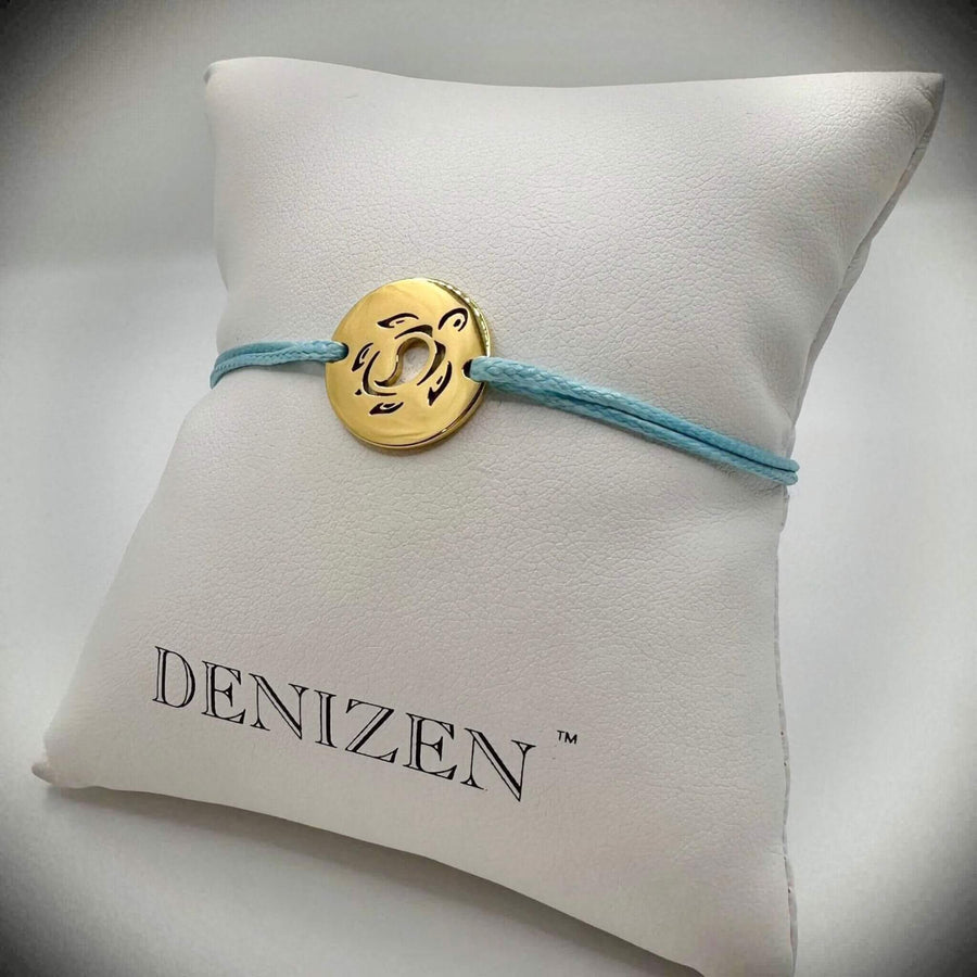 DENIZEN turtle necklace rose gold