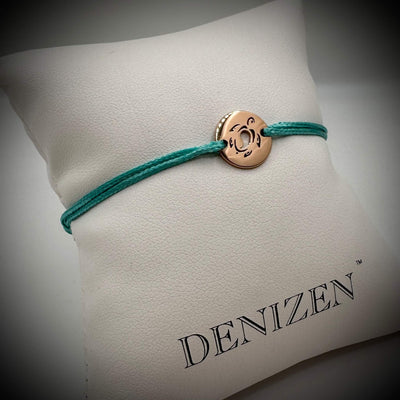 DENIZEN turtle bracelet rose gold