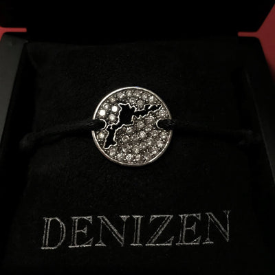 DENIZEN bracelet of Virgin Gorda silver pave