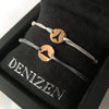 DENIZEN bracelets of Eiffel Tower and Mont Saint Michel rose gold