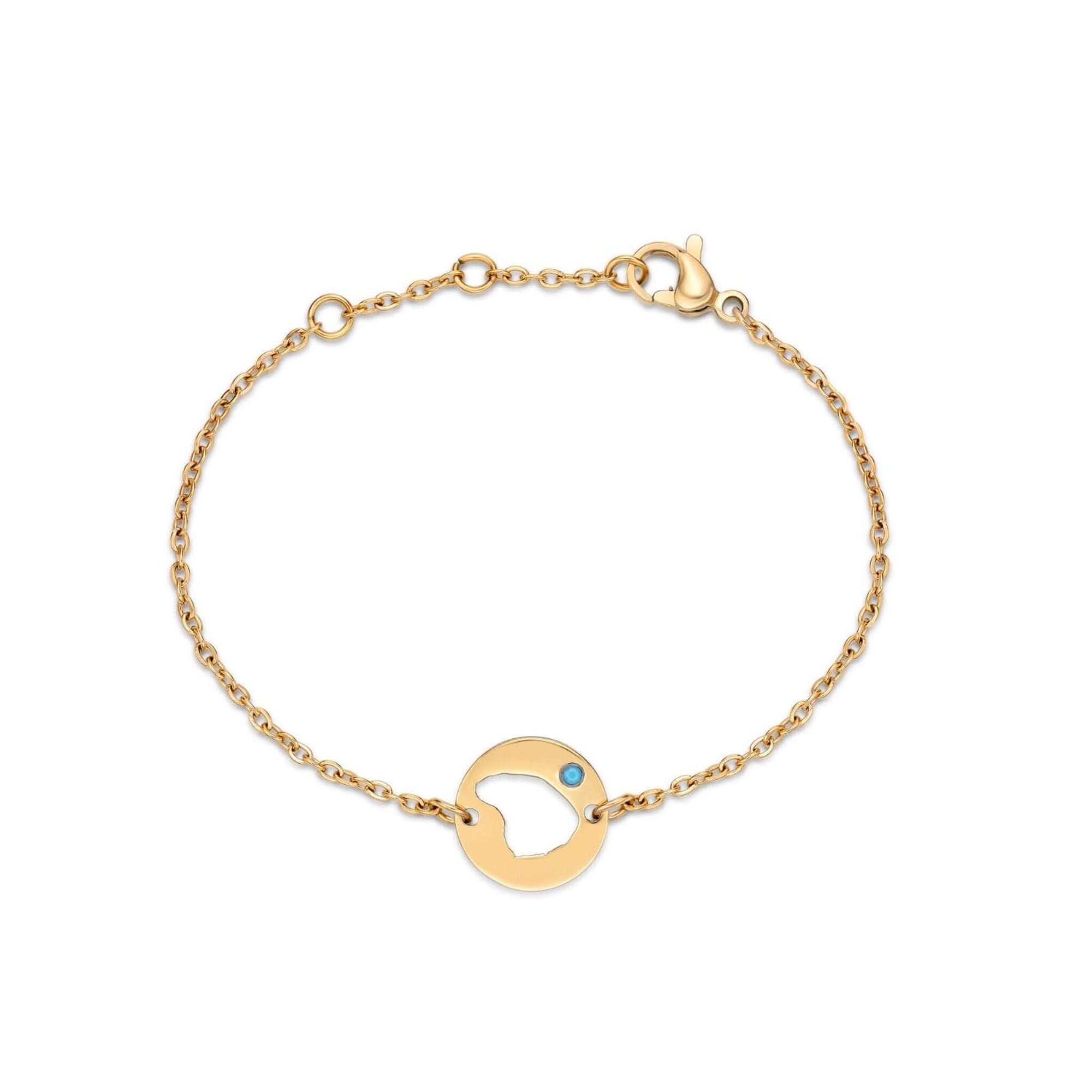 DENIZEN Lanai chain bracelet steel rose gold