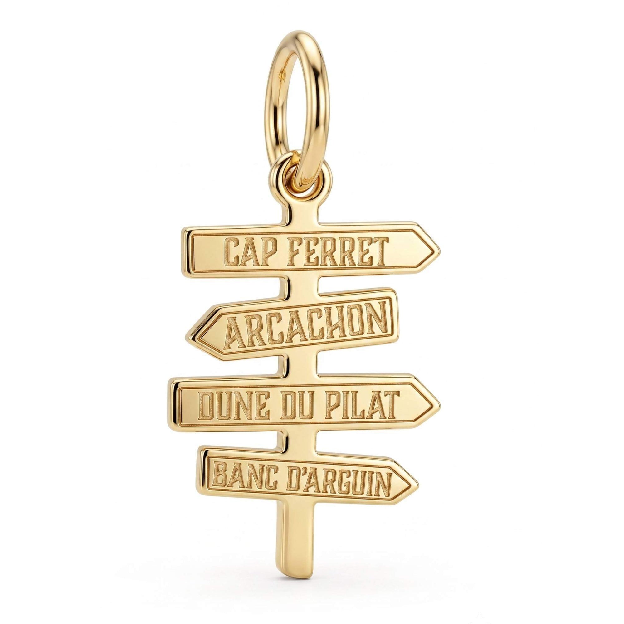 DENIZEN gold Arcachon totem charm
