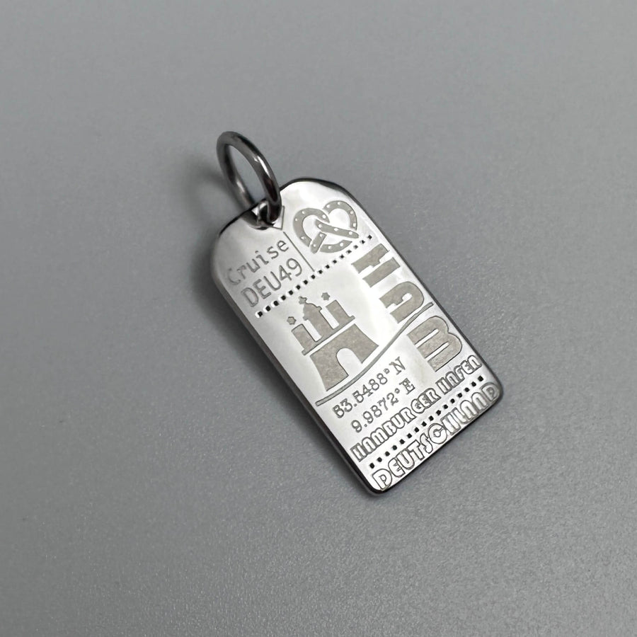 DENIZEN Hamburg luggage tag charm