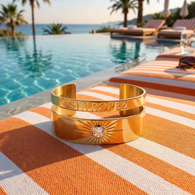 DENIZEN gold uff Saint-Tropez sun pool