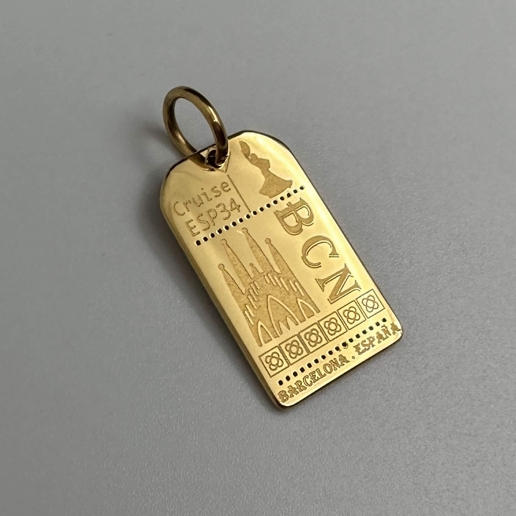 DENIZEN luggage tag charm Barcelona