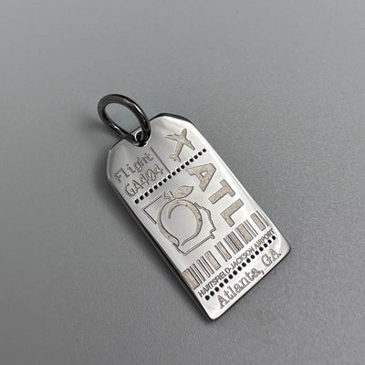 DENIZEN luggage tag Atlanta silver