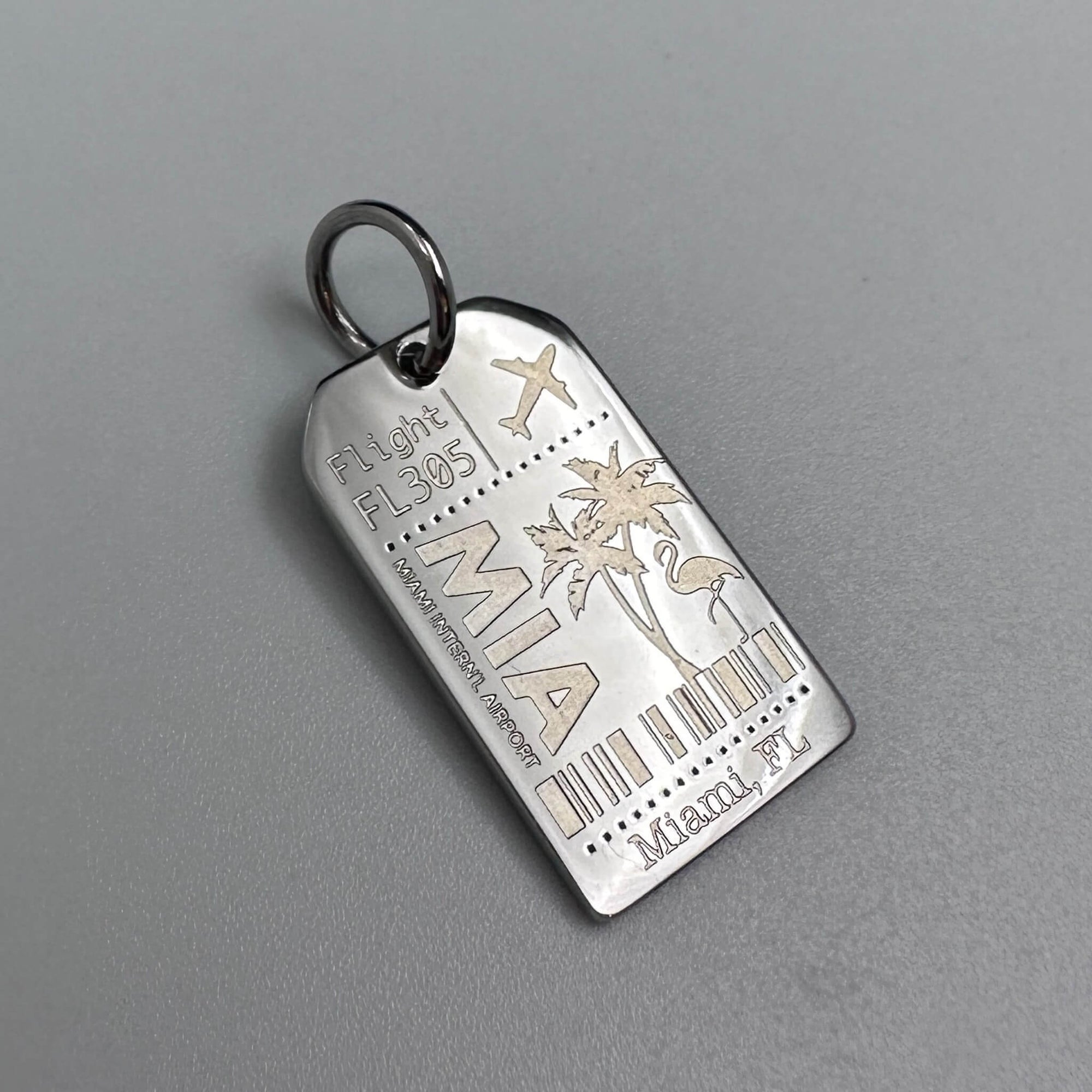 DENIZEN Miami luggage tag charm