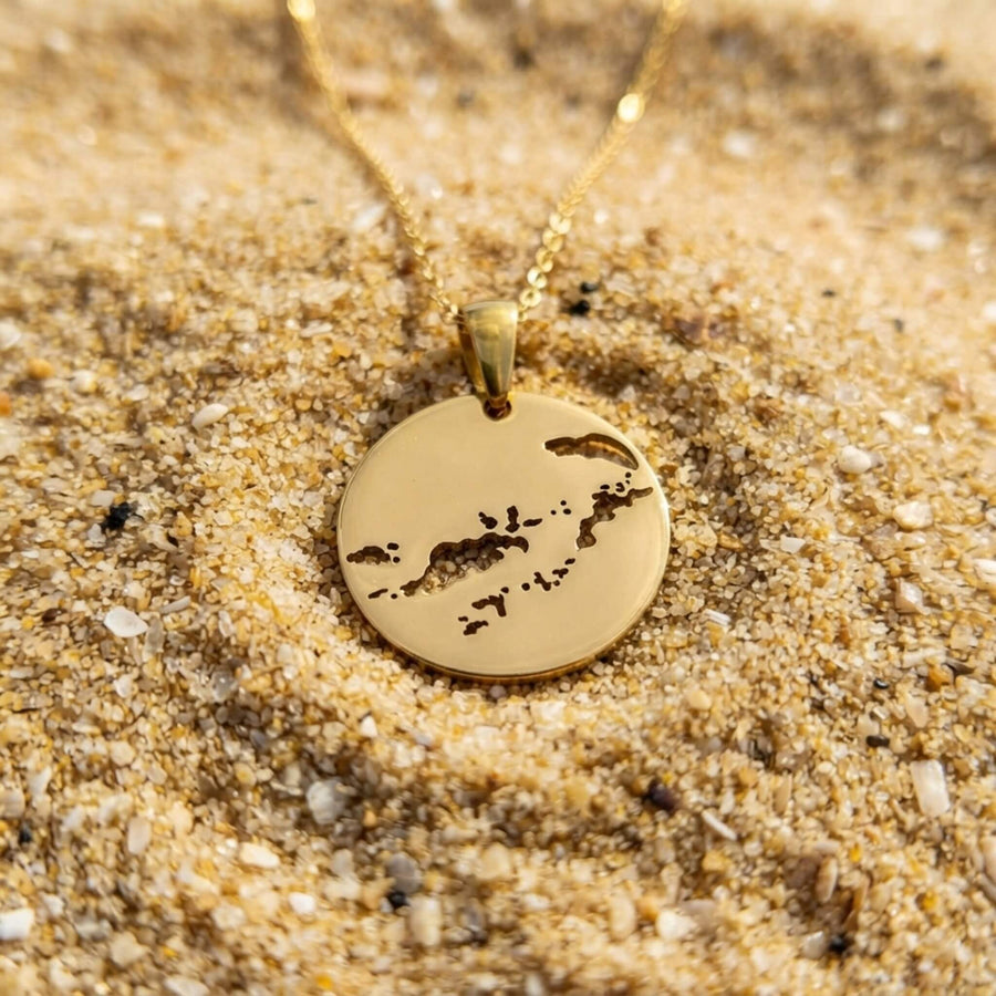 DENIZEN necklace of the BVI gold