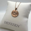 DENIZEN necklace lotus rose gold