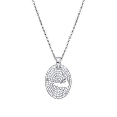 DENIZEN necklace of Nantucket CZ pave
