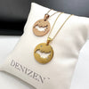 DENIZEN necklace of Russia map gold